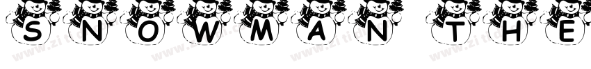 Snowman The Woppie字体转换